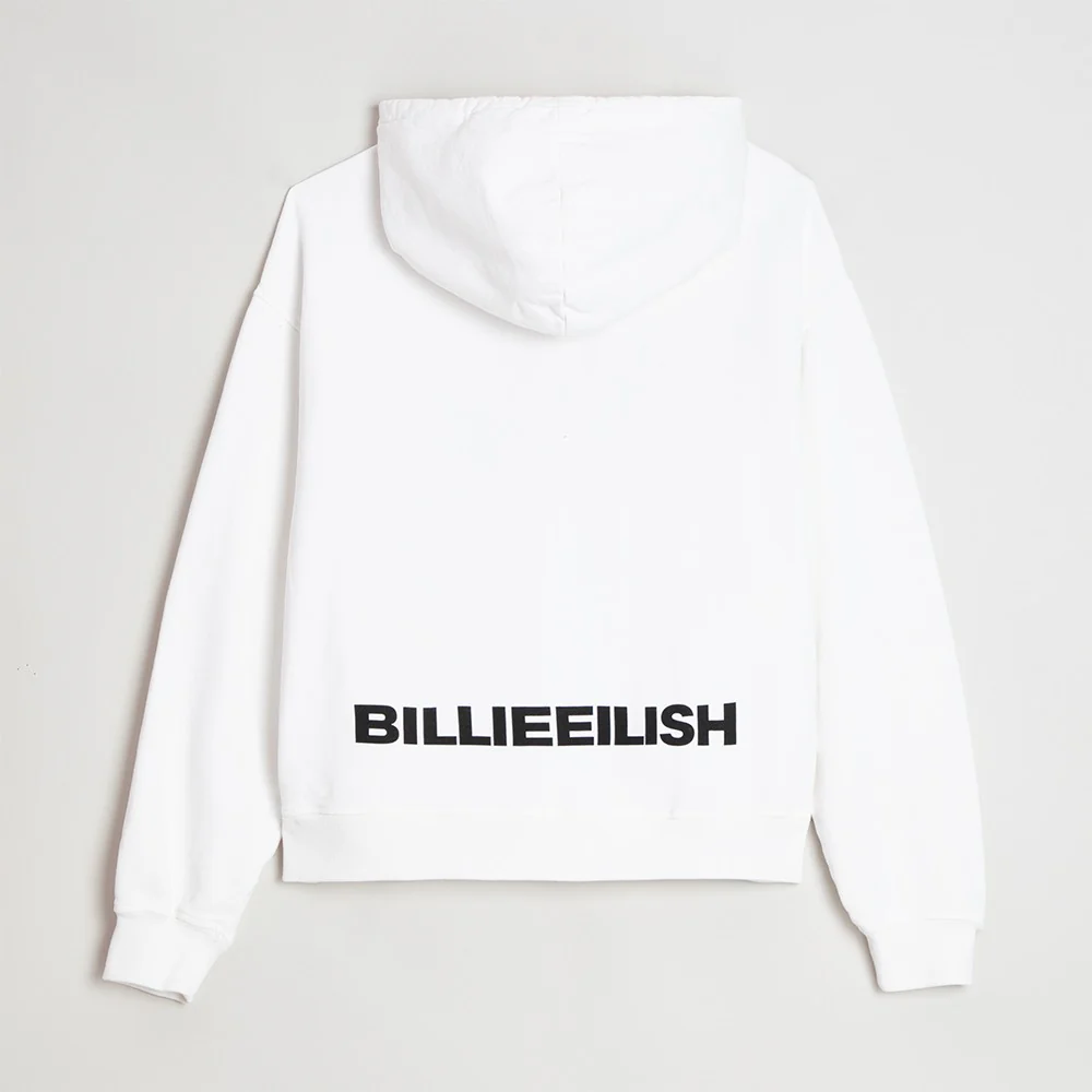 Hanging Blohsh White Hoodie - Image 3